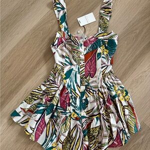 Island Oasis Fit & Flare Promesa Romper